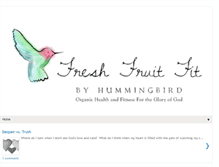 Tablet Screenshot of freshfruitfit.com
